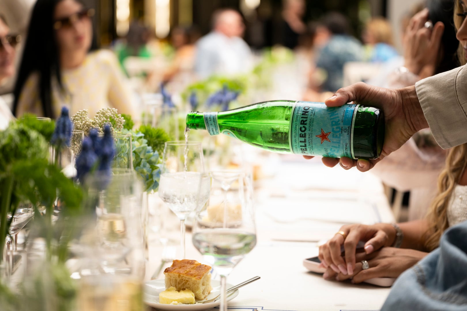 Guests enjoyed refreshments by Sanpellegrino