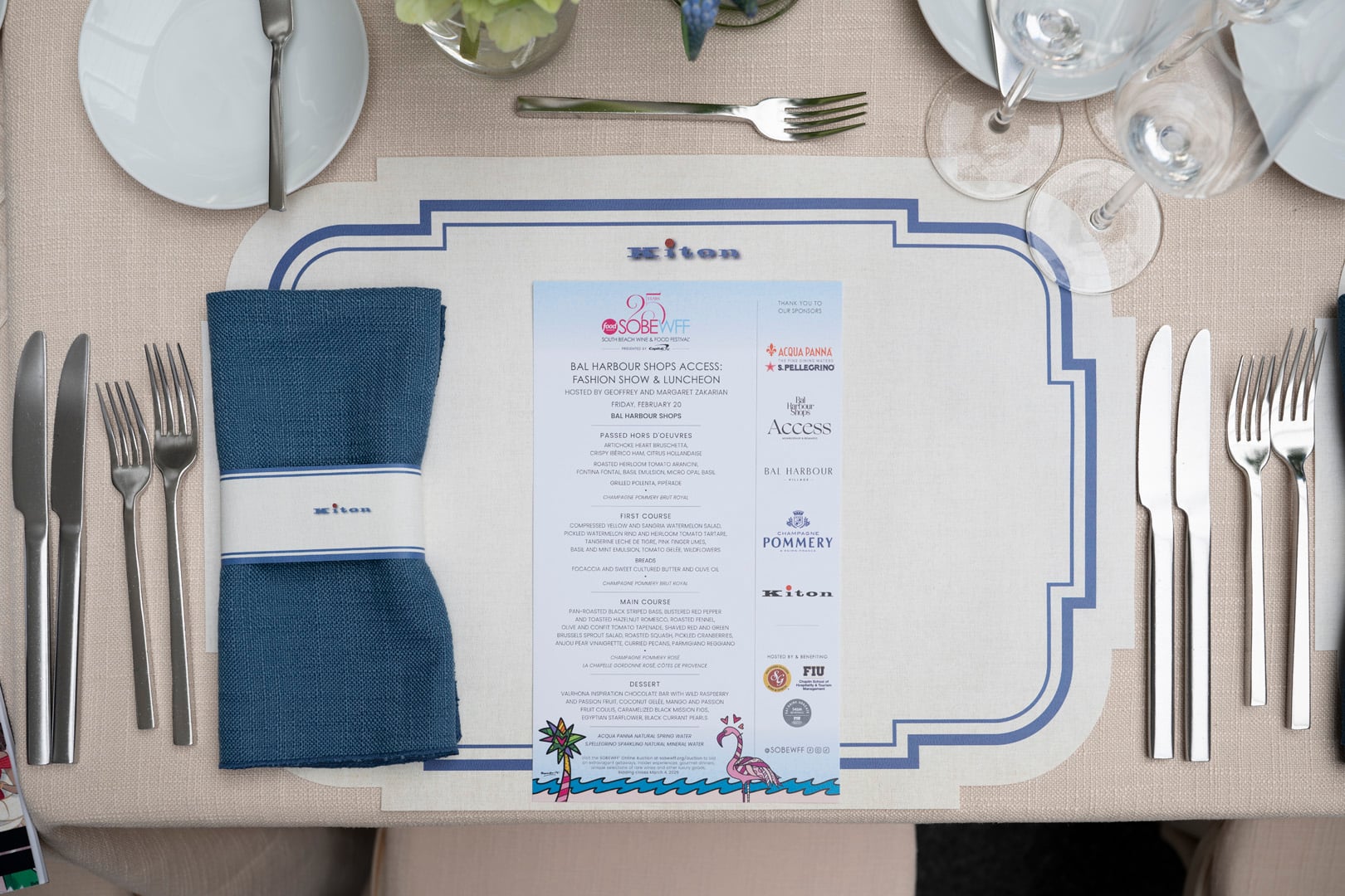 Bal Harbour Shops Access & SOBEWFF® Fashion Show & Luncheon featuring Kiton