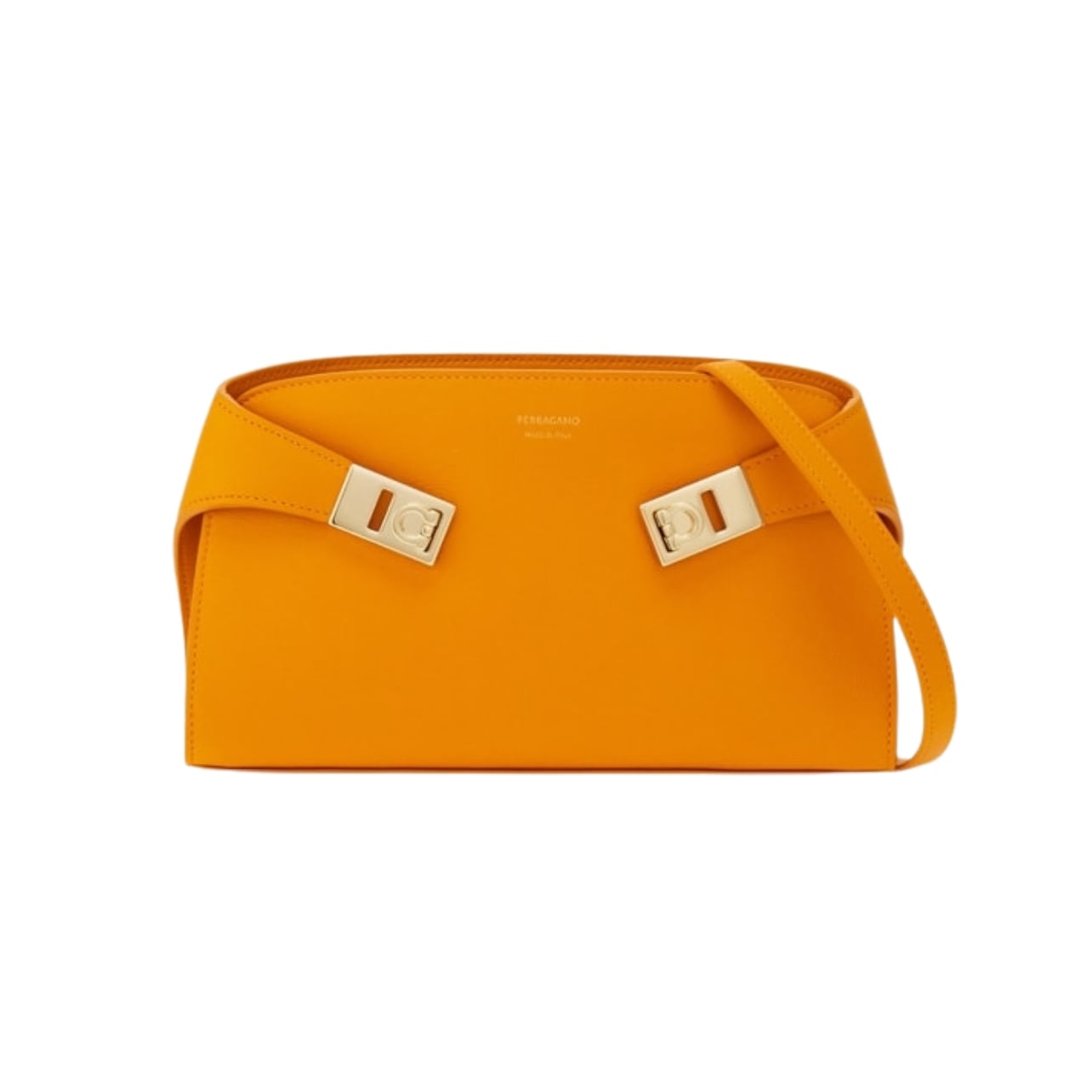 Ferragamo orange mini crossbody bag