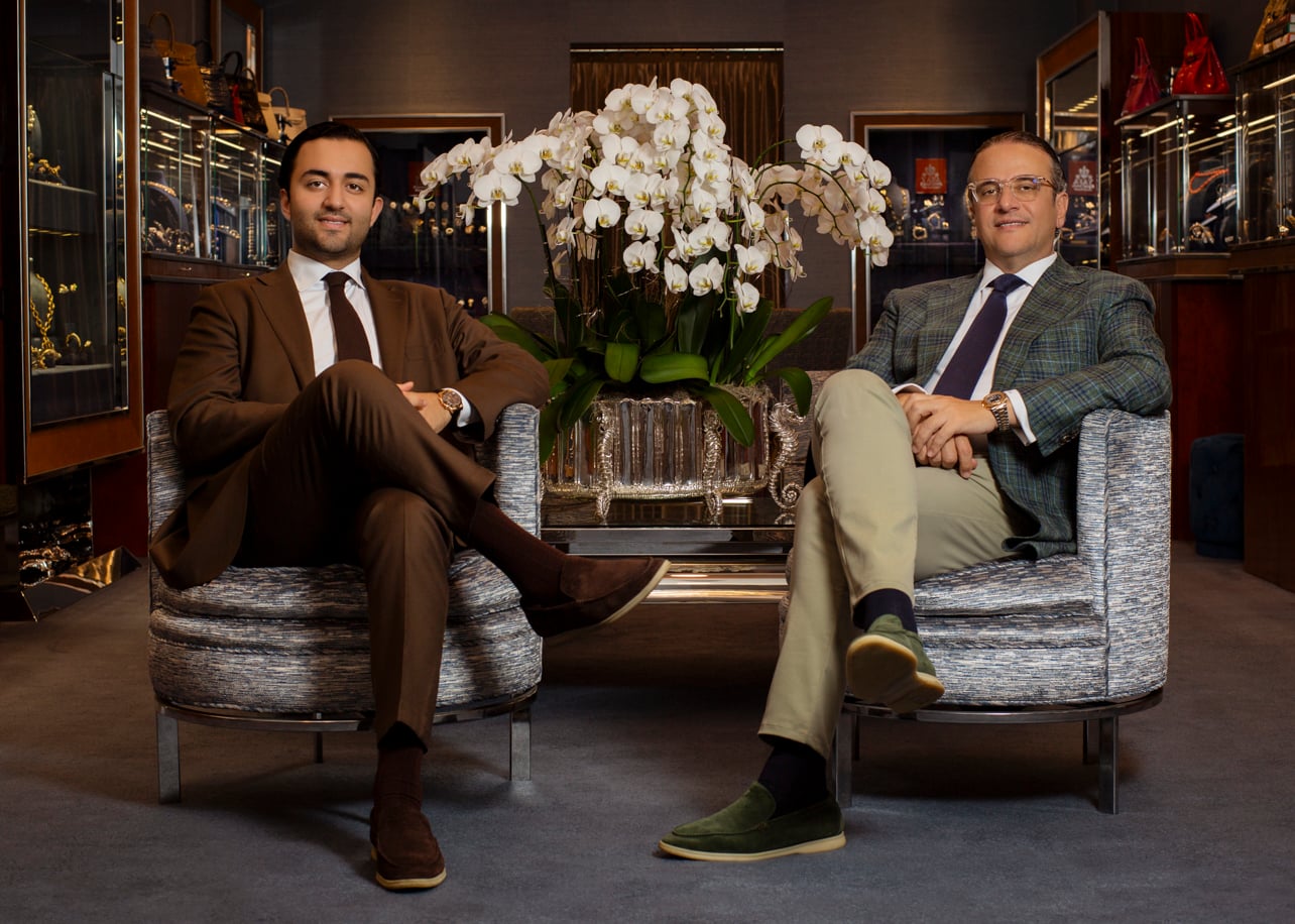 Portrait of Yafa-Tyler & Maurice Moradof of Yafa signed jewels