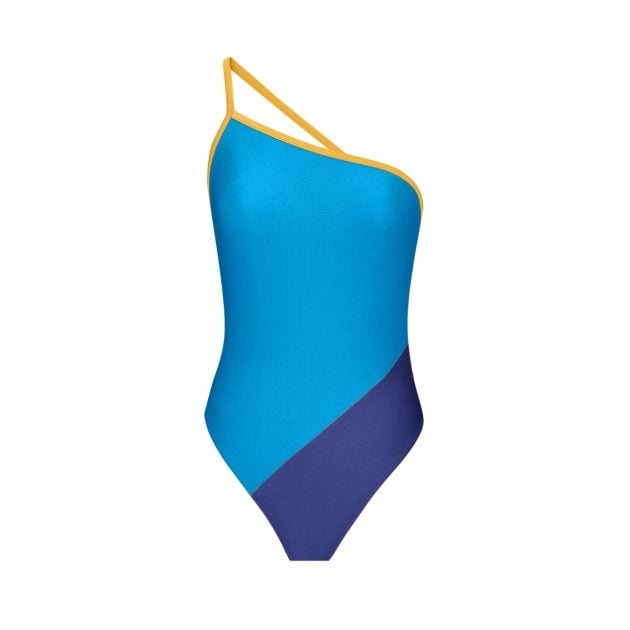Saint Laurent blue swimsuit