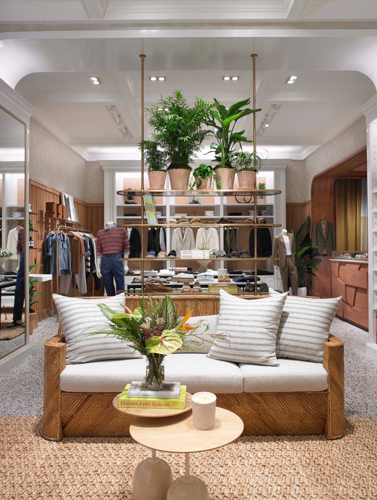 The interior of one of Todd Snyder’s retail stores