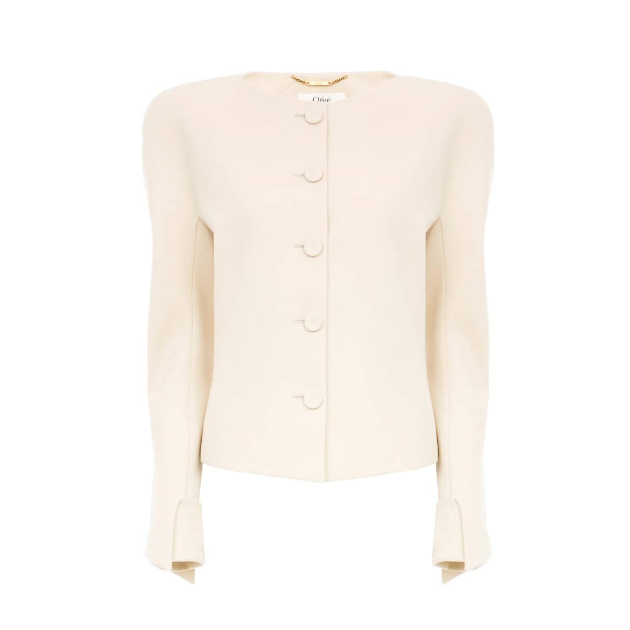 Chloé white jacket with buttons