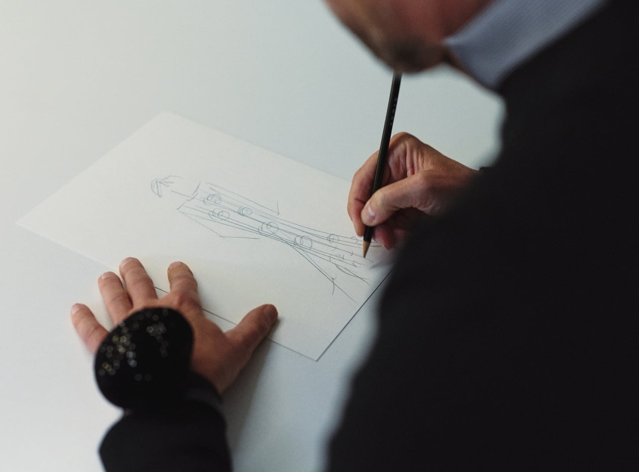 A fashion sketching