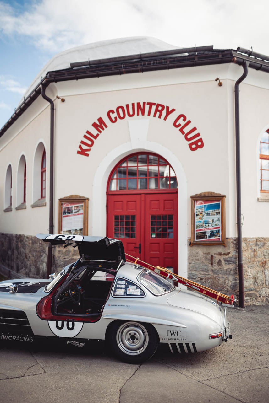 Kulm Country Club with a car parked outside