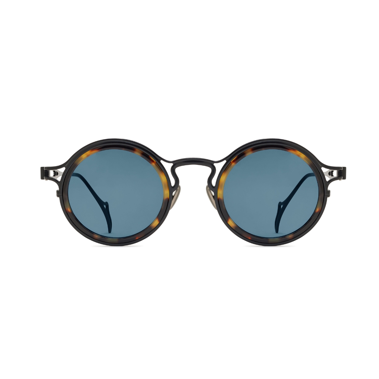 Morgenthal Frederics round sunglasses with tortoise frames