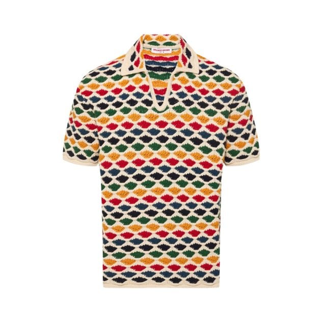 Orlebar Brown colorful polo shirt