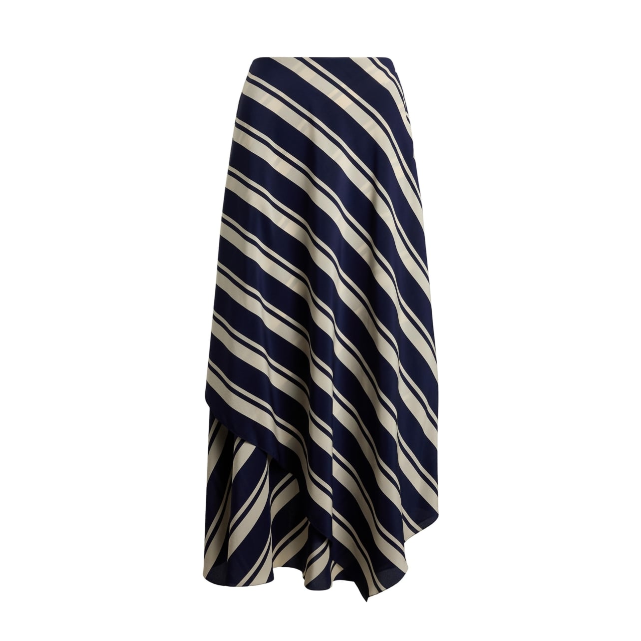 Ralph Lauren striped navy and cream skirt