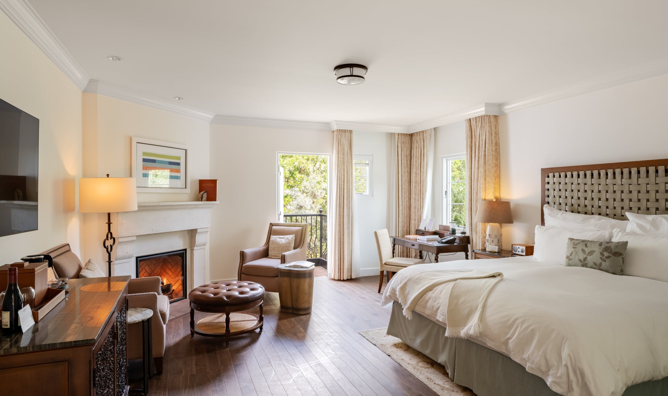 Bedroom interior at El Encanto