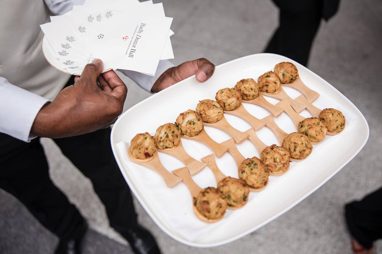 Guests enjoyed bites from Slim's