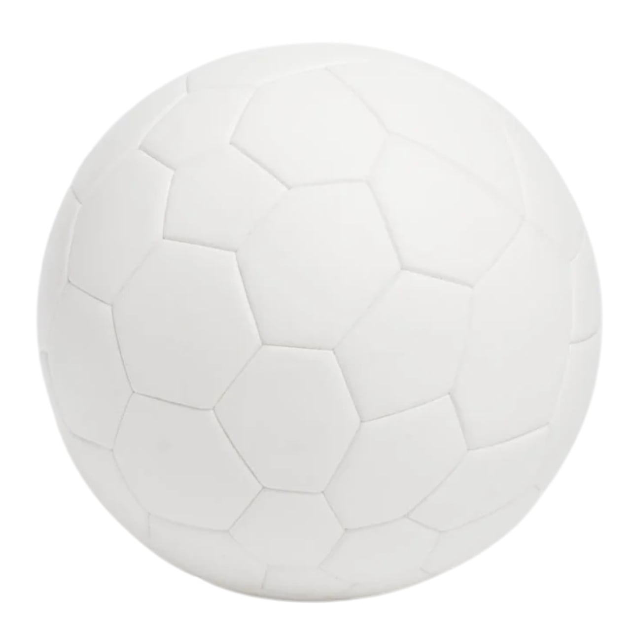 All white soccer ball