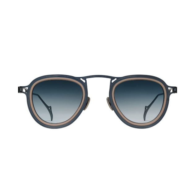 Morgenthal Frederics blue sunglasses