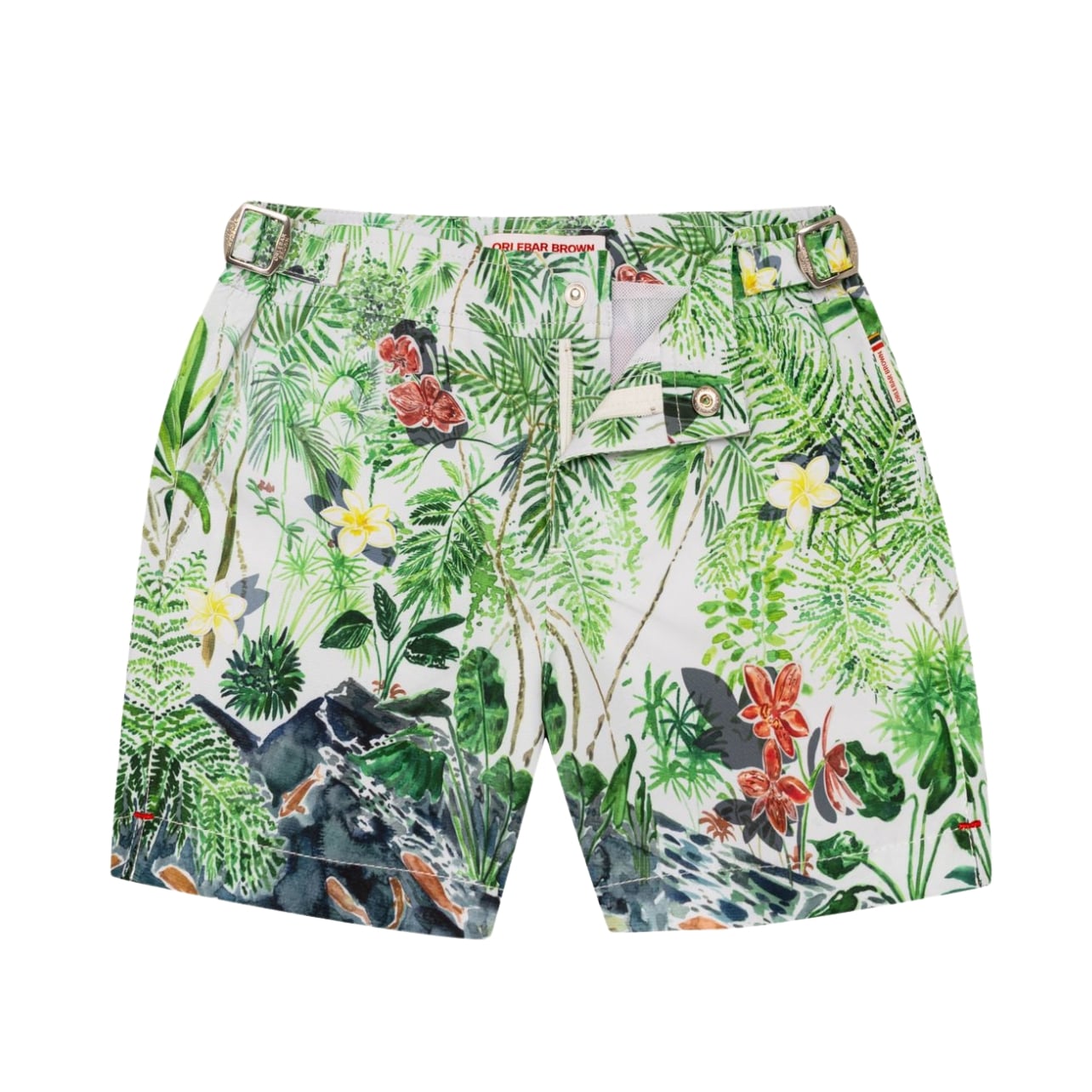 Orlebar Brown tropical-print swim shorts