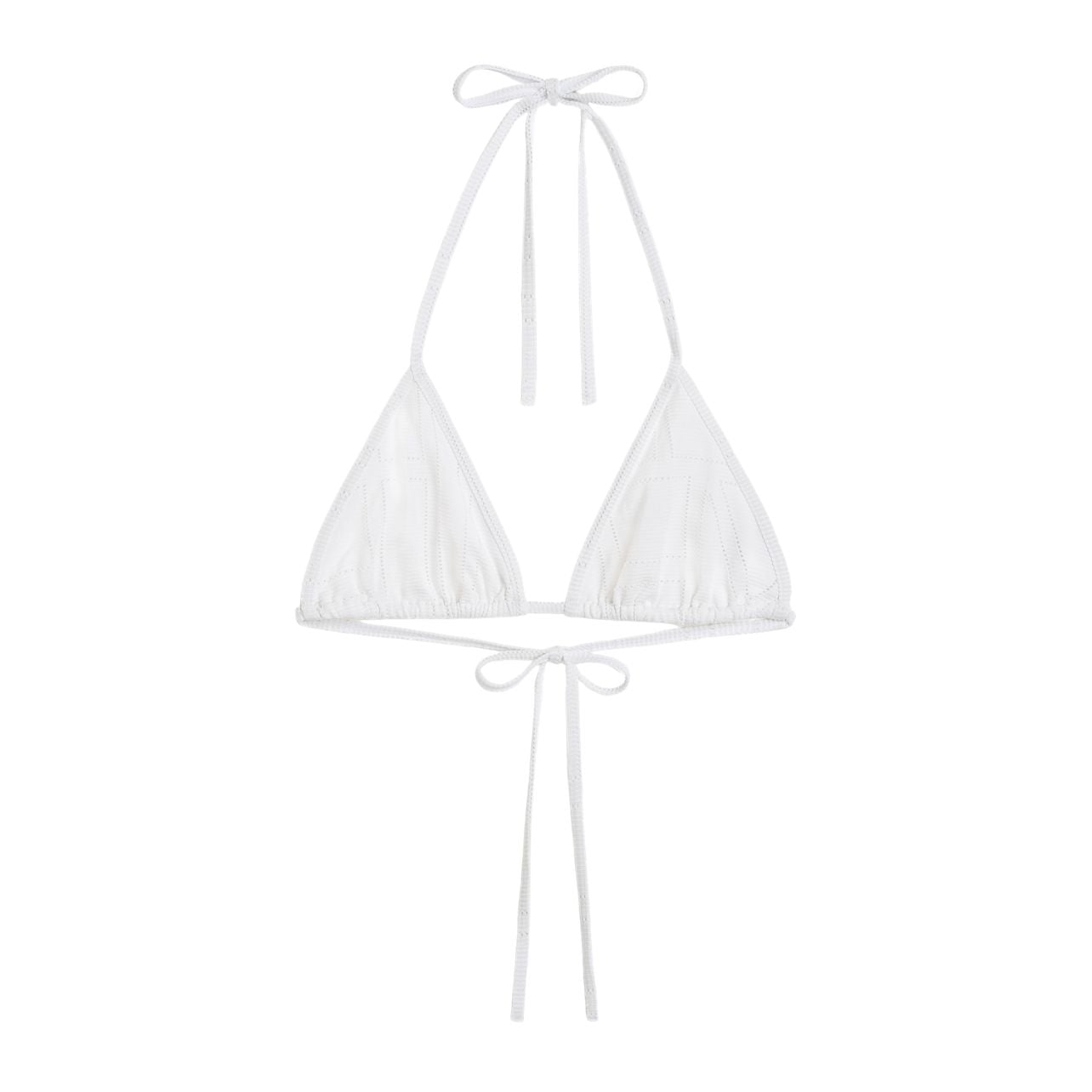 Toteme white bikini top