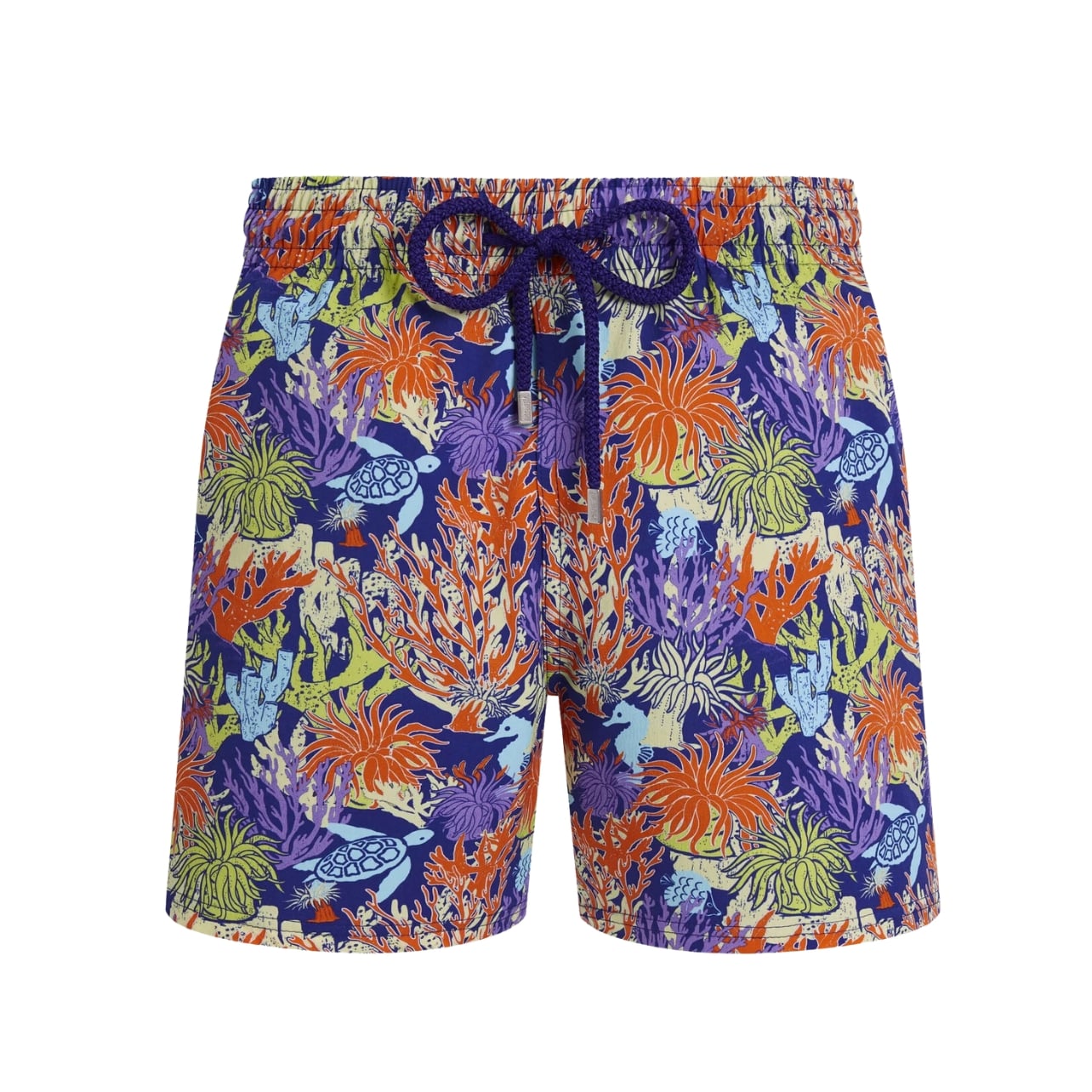 Vilebrequin men's swim trunks with aquatic life print