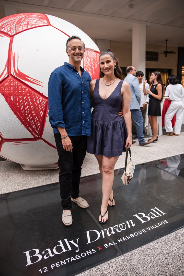 Badly Drawn Ball 12 Pentagons x Bal Harbour Village Kickoff Cocktail