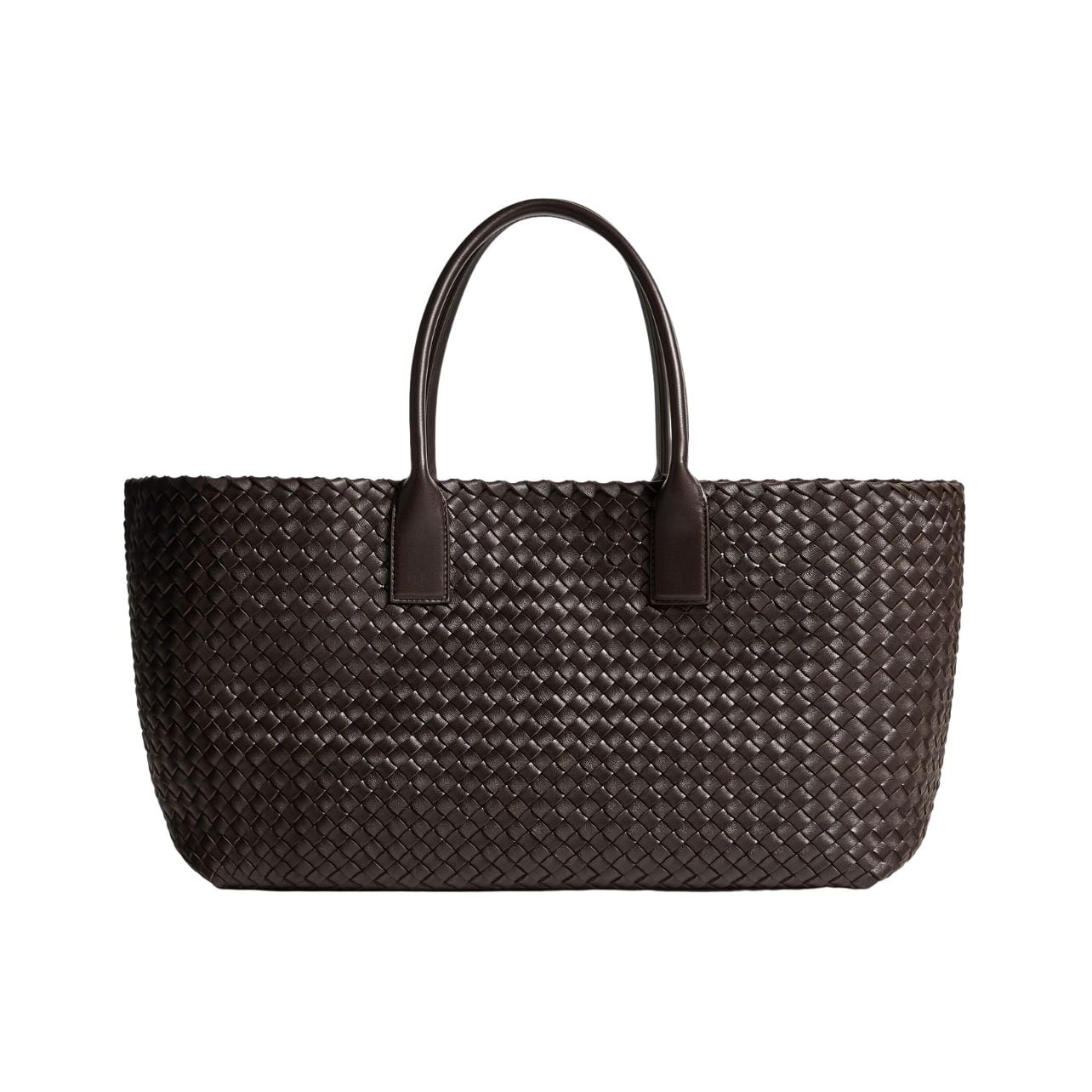 Bottega Veneta dark brown woven bag