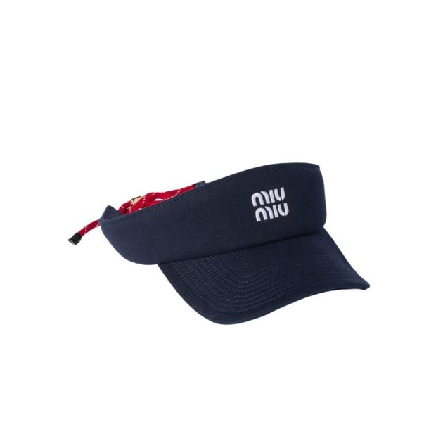 Miu Miu navy Visor