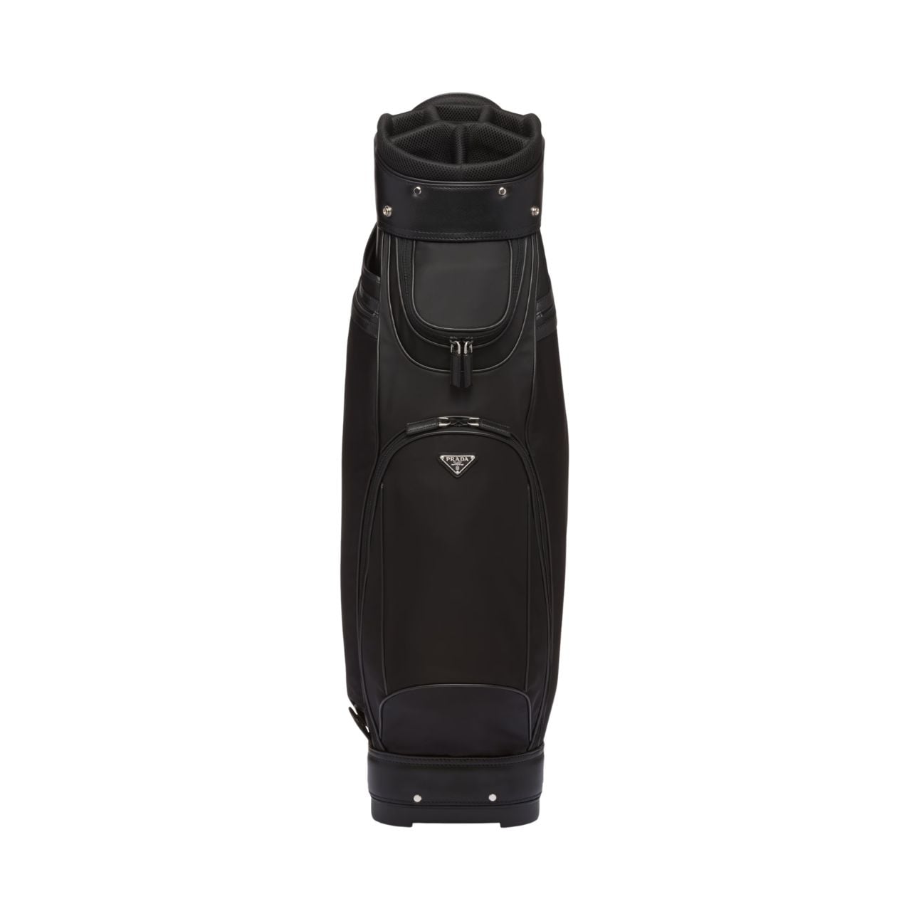 Prada black Re-Nylon and Saffiano golf bag