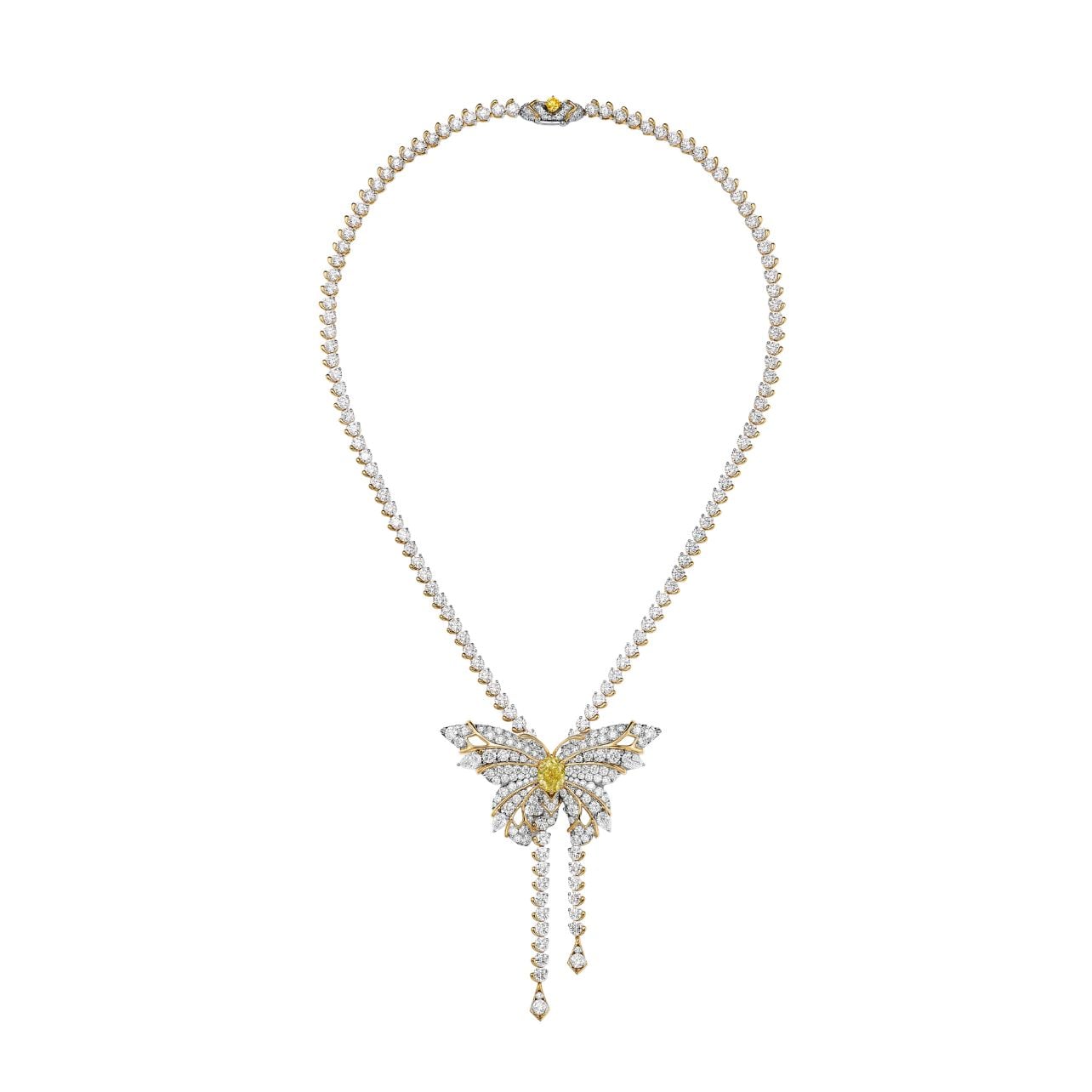 Tiffany & Co. diamond butterfly necklace