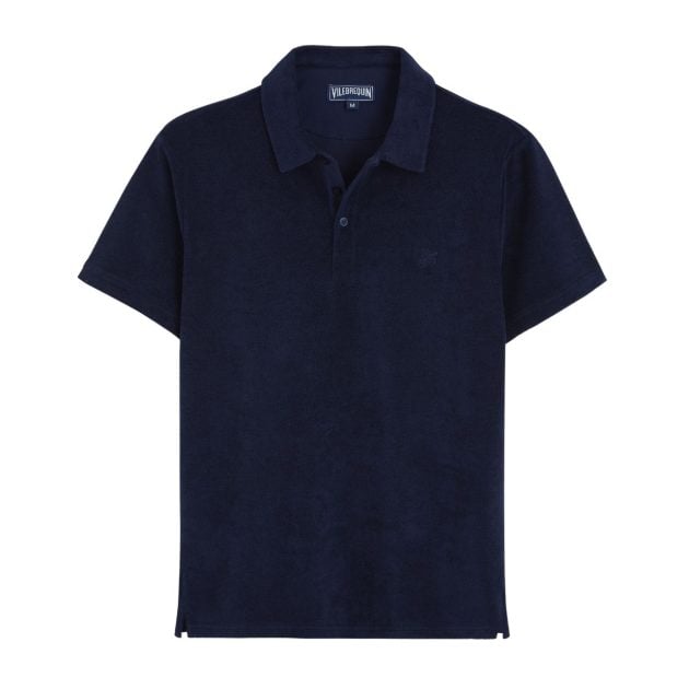Vilebrequin navy cotton polo shirt