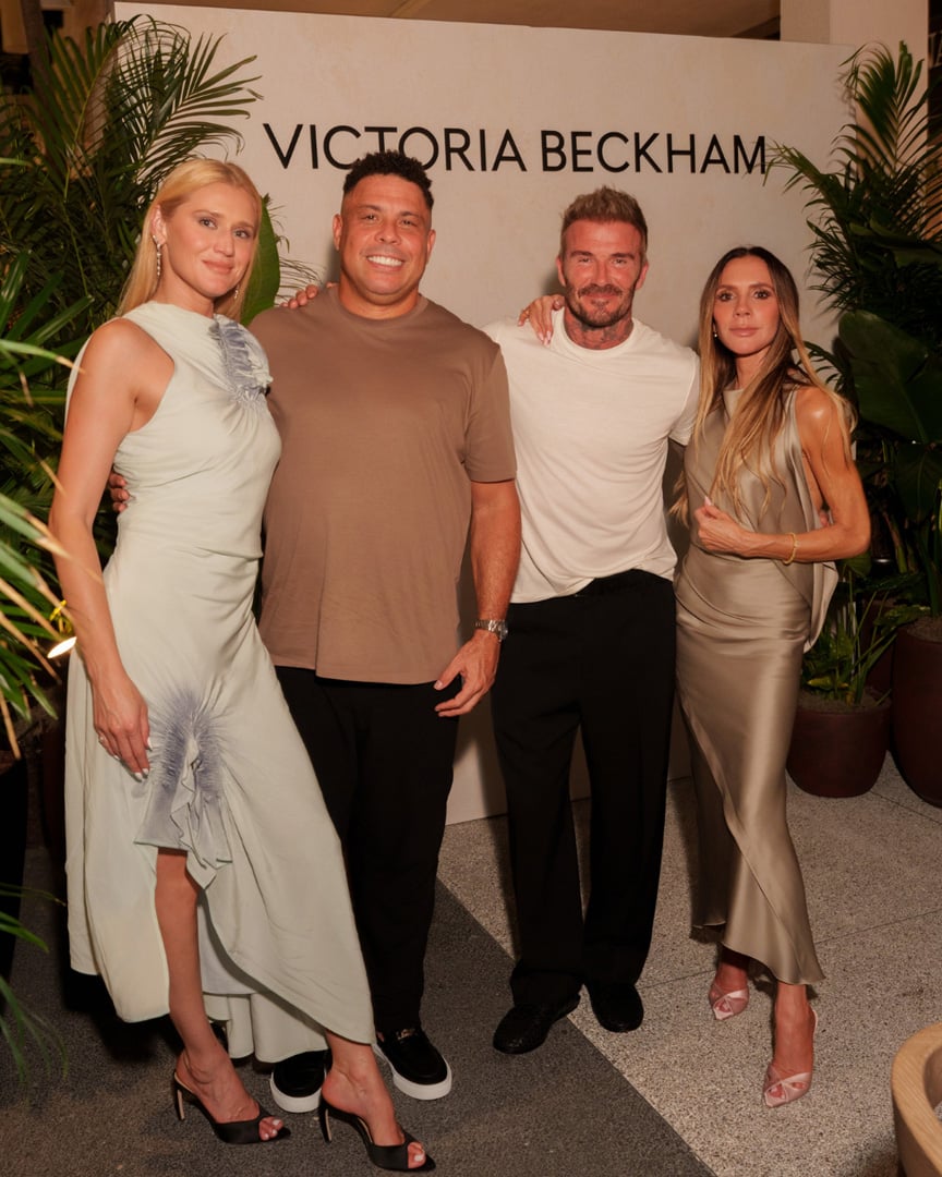 Celina Locks, Ronaldo Luis Nazario De Lima, David Beckham & Victoria Beckham