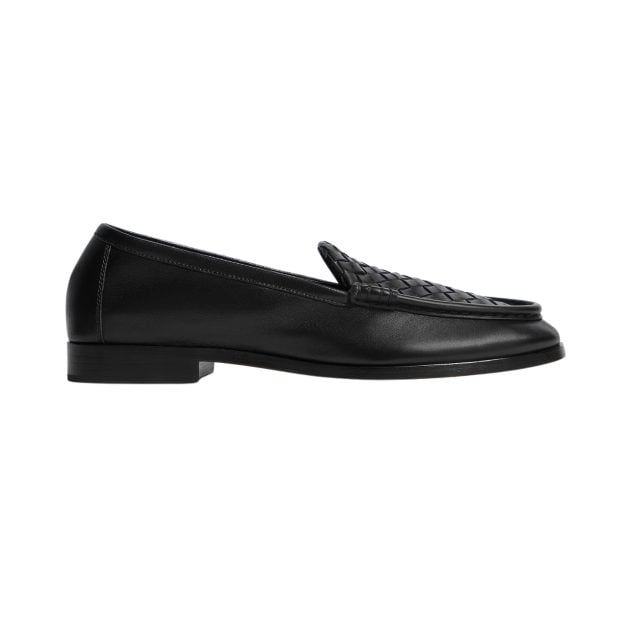 Bottega Veneta black loafers