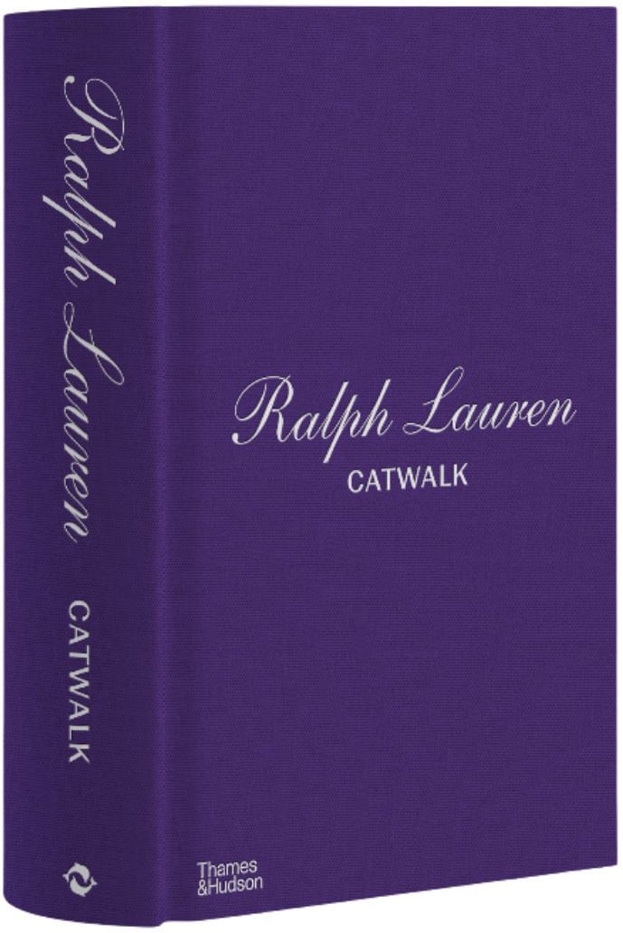 Ralph Lauren purple catwalk book