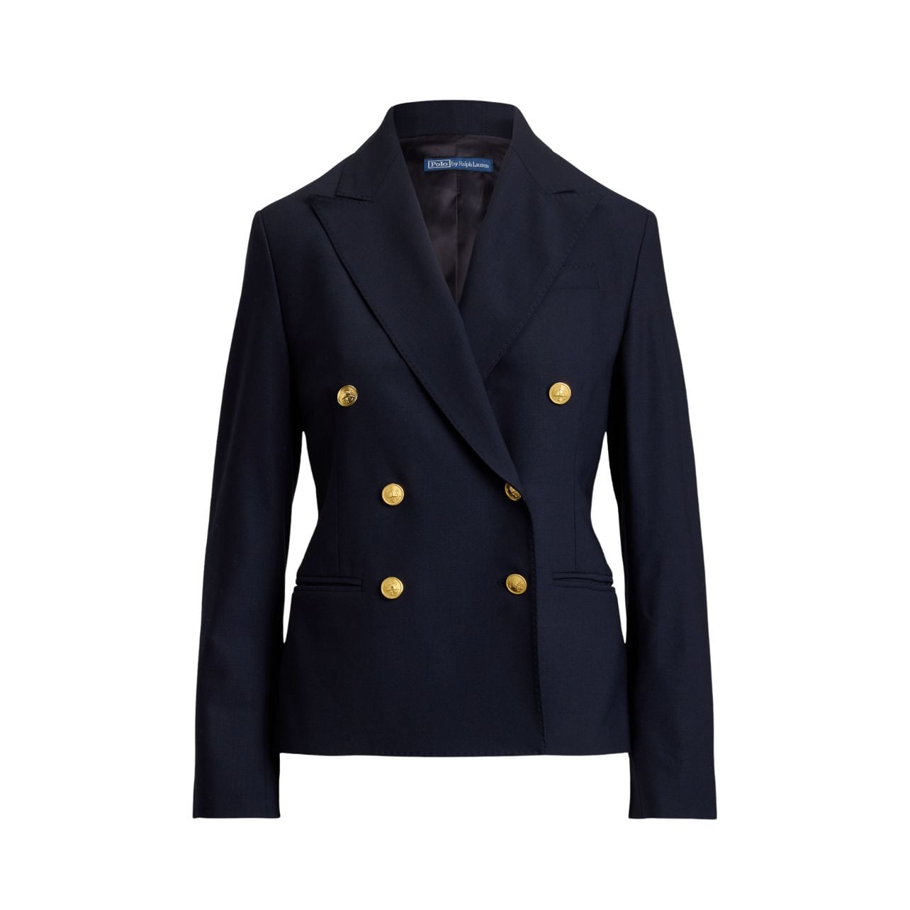 Ralph Lauren double breasted stretch wool blazer