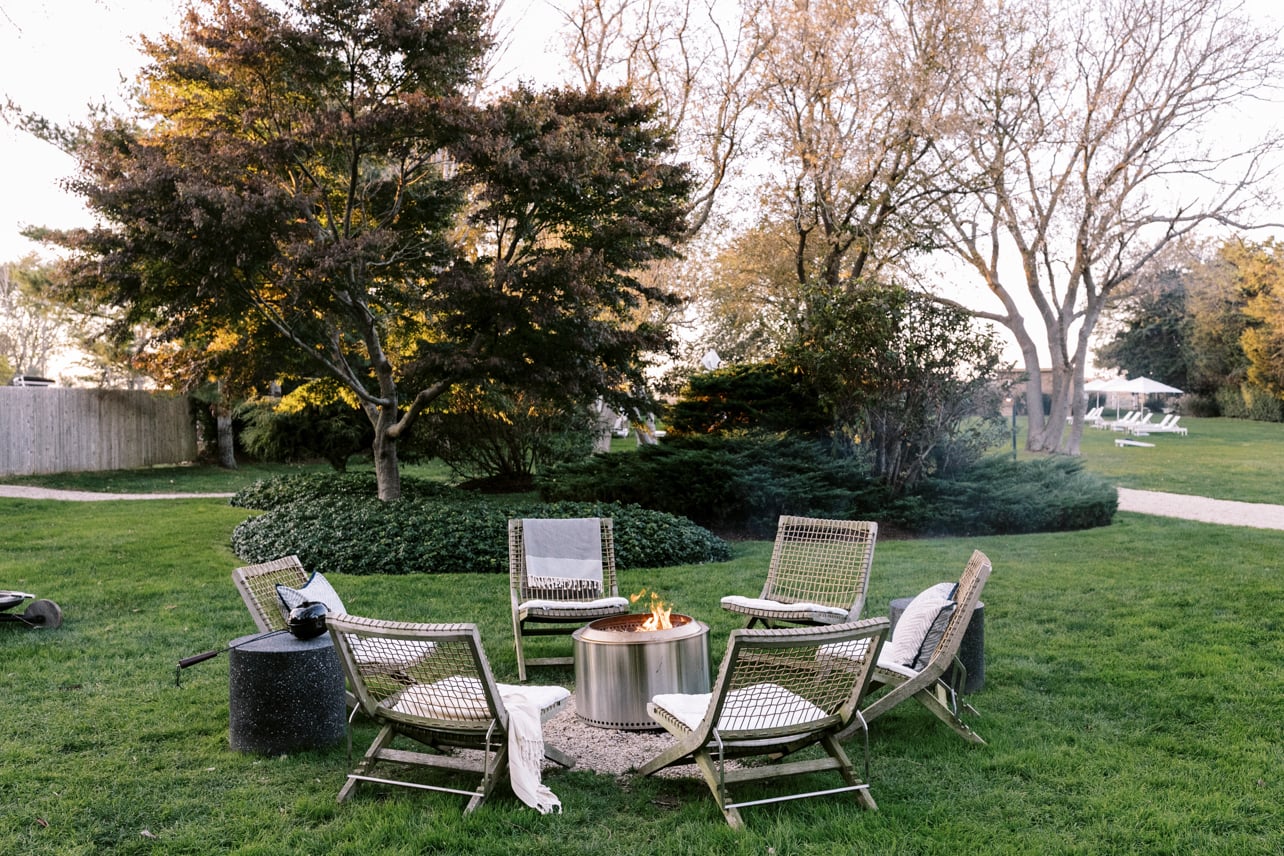 Firepits on the Great Lawn at The Roundtree