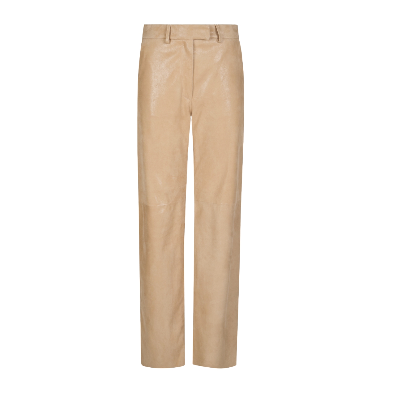 Eleventy tan leather trousers
