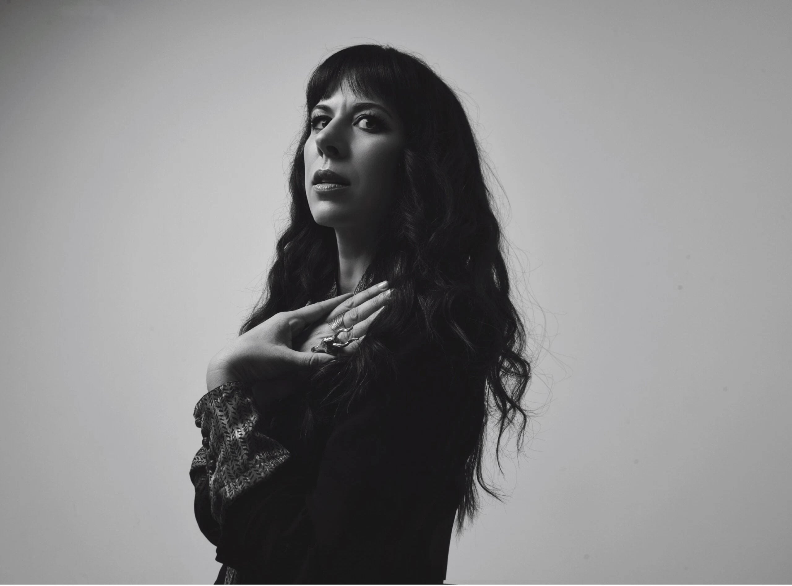 Black and White portrait of Missu Mazzoli