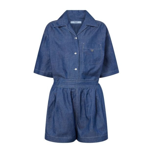 Prada chambray jumpsuit