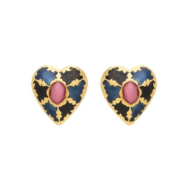 Saint Laurent Heart earrings